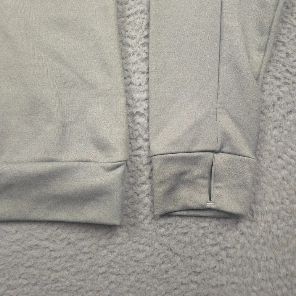 Nike Jordan Jumpman 360 Fleece Crew Sweatshirt Mens XL Gray Side Zip Thumbholes